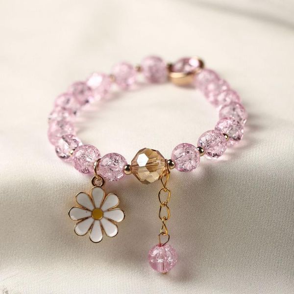 

charm bracelets 1pcs bohemian style crystal rhinestones beads adjustable bangle for women girl jewelry ornament, Golden;silver