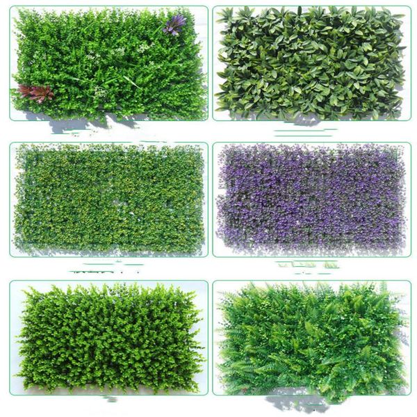 

decorative flowers & wreaths 40x60cm artificial turf grass mat green plant lawns landscape carpet moss wall for party home jardin dÃ©coration