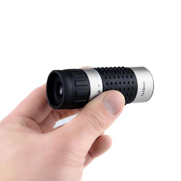 

telescope & binoculars 7x18 portable monocular plastic outdoor black sports travel hunting