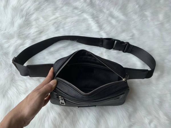 

classic mens women bags men women leather sport fanny pack belly waist bum bag fitness running belt jogging pouch back grid gu22014#