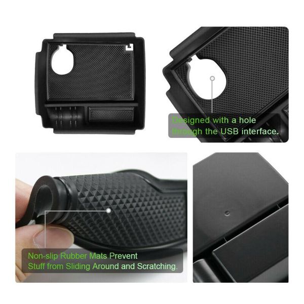 

car organizer 1 pcs storage box black parts truck interior console high quality