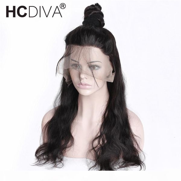 

body wave 360 lace front human hair wigs with baby hair peruvian virgin hair wigs for black women pre-plucked lace front wigs natural color, Black;brown