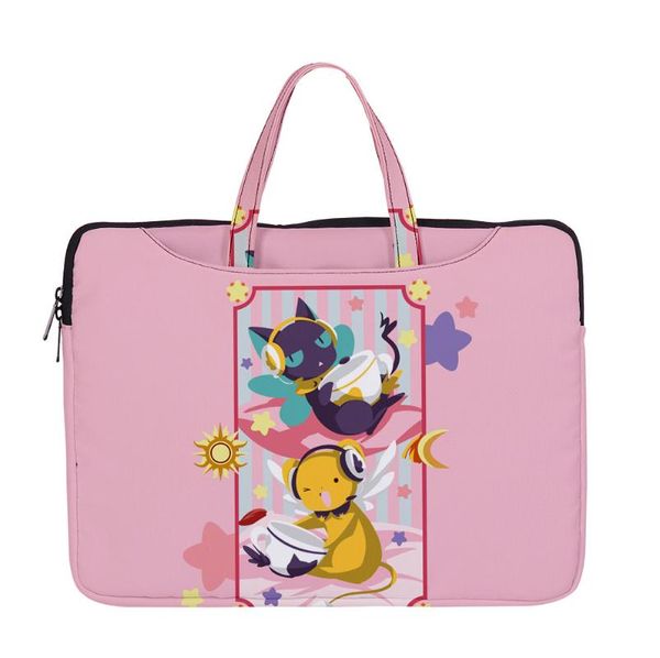 

briefcases cardcaptor sakura portable work hand business office male messenger bag men briefcase for document lapcomputer handbag
