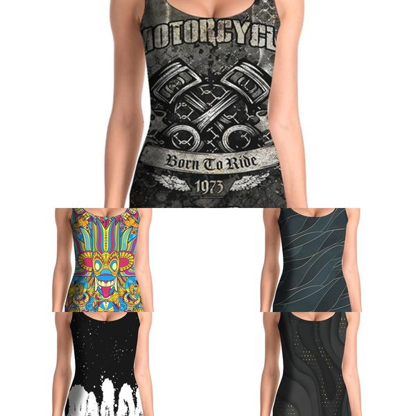 

2021print 2021 graffiti women's fashion bikini swimsuit bikini, White;black