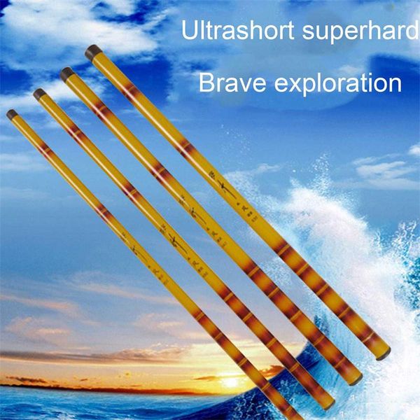 

boat fishing rods mini portable 3.6-6.3m stream rod glass fiber ultra light tool