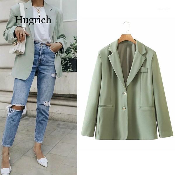 

suit coat women's pure color lapel single breasted loose casual long sleeve autumn 2021 suits & blazers, White;black