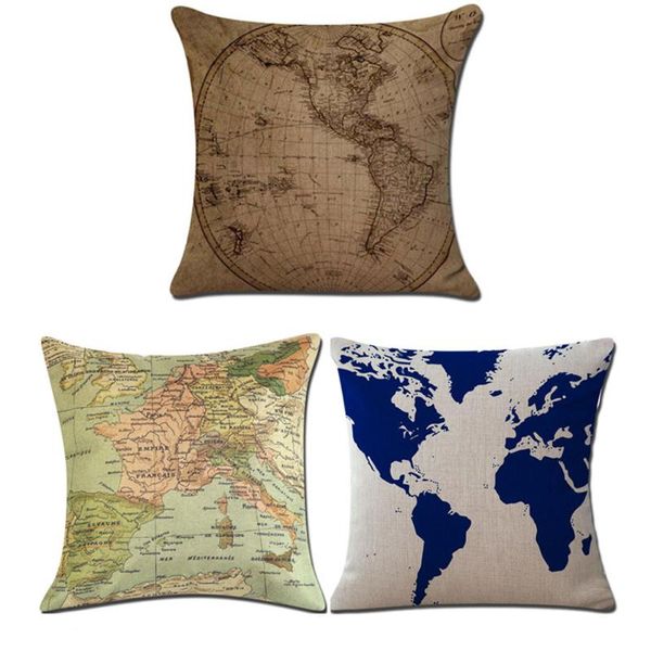 

pillow case retro sofa home waist throw cushion cover decoration