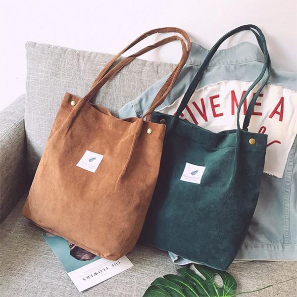 

evening bags simple single shoulder corduroy bag tote all match solid color