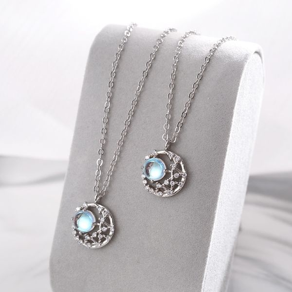 

new s925 sterling silver necklace for women, Black