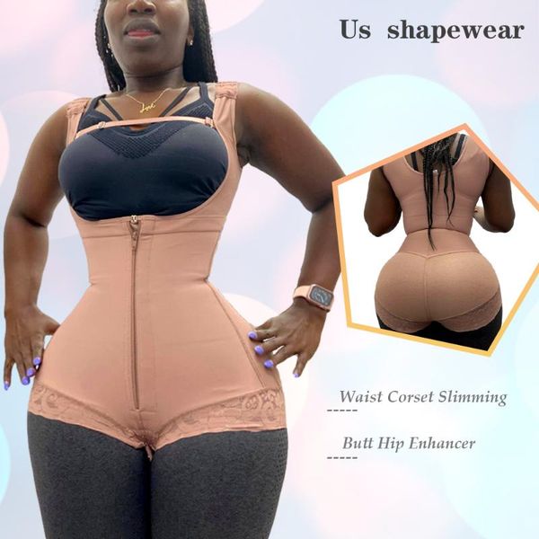 

women's shapers fajas colombianas tummy girdle trainer waist cinta modeladora feminina post compression women body shaper, Black;white