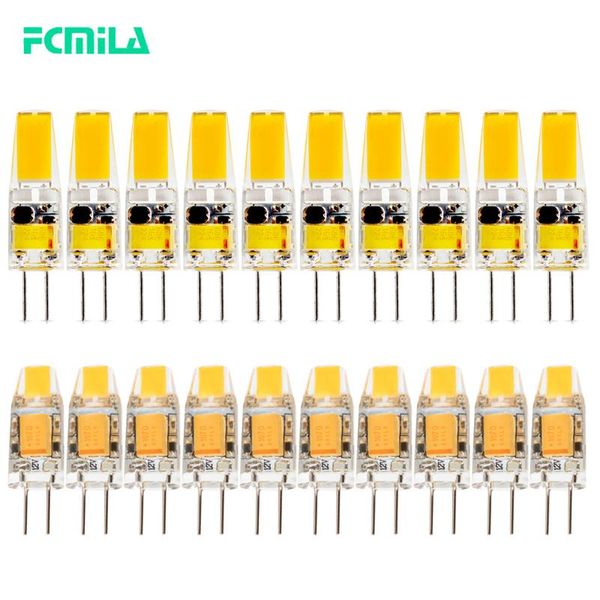 

bulbs 12v mini g4 led lamp cob bulb 10pcs dc/ac light dimmable 360 beam angle chandelier replace halogen lamps