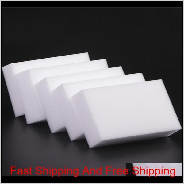 

100pcs large high density white magic sponge melamine sponge eraser home / office cleaning sponge kitc qylgoe dh_seller2010