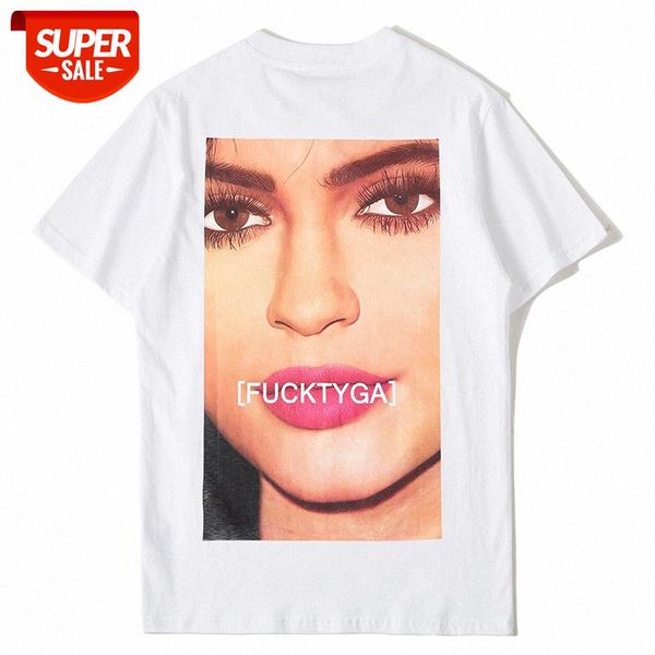 

t shirt tide brand summer printing hiphop street dance round neck short-sleeved hong kong t-shirt men and women national net red same #ix61, White;black