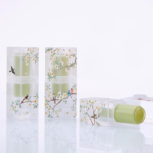

storage bottles & jars 5pcs exquisite small lipstick tube lip container empty tubes bottle makeup tool cosmetic