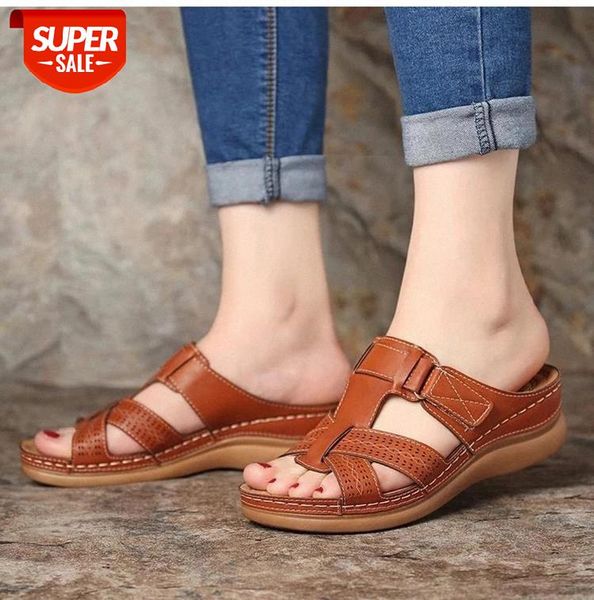 

sandals women shoes summer beach shoes cutout fashion sandals women wear-resistant wedge outdoor chaussure femme #uv0l, Black