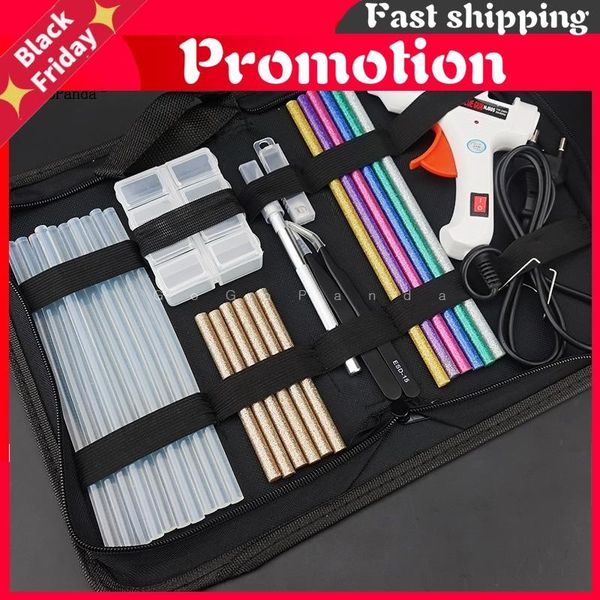 

glue guns 6 in 1 gun set electric heat melt crafts repair tool professional diy 20w with sticks children gift
