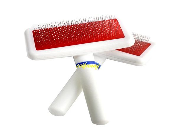 

100pcs/lot fast shipping pet dog grooming multifunction practical needle comb for dog cat tool brush pet supplies