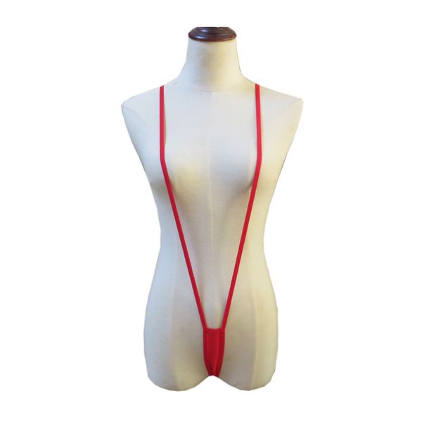 

bikini swimwear women swimsuit one piece biquini bikinis candy colors string shoulder strap big v dew point spa sunbathing, Black