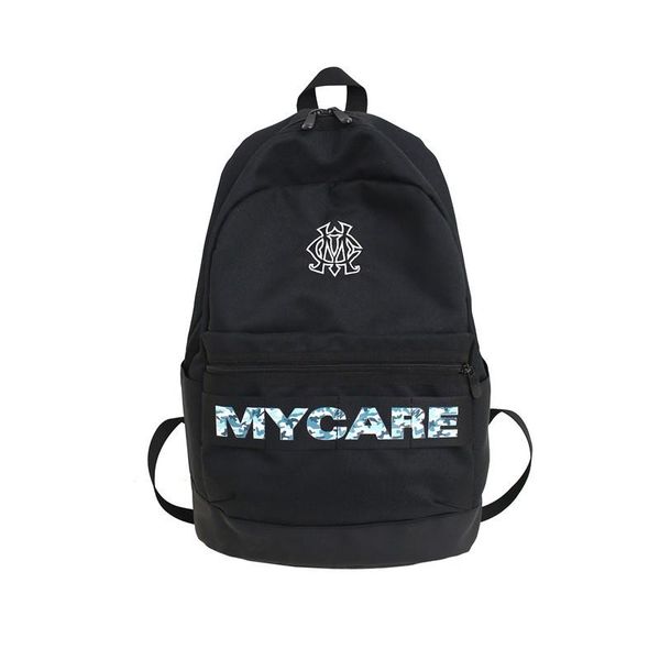 

backpack mjzkxqz teenagers school bags for girls black waterproof travel bag men street fashion casual women mochila mujer