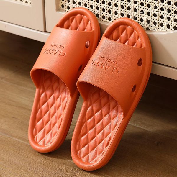 

summer slippers women new indoor shoes eva anti-slip bathroom shoes slippers for women slides home men bath sandals, Black