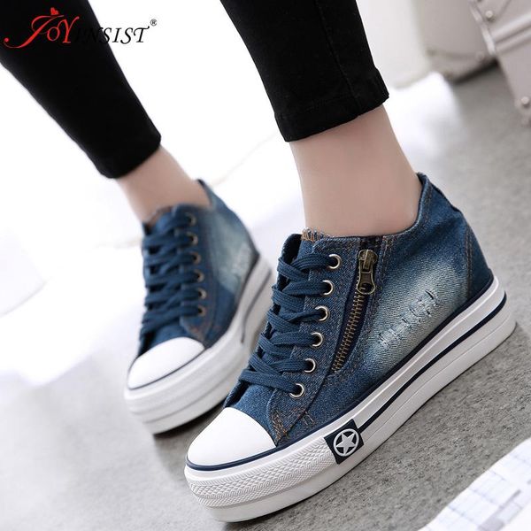 

dress shoes side zipper denim women's casual plus size women comfortable, Black