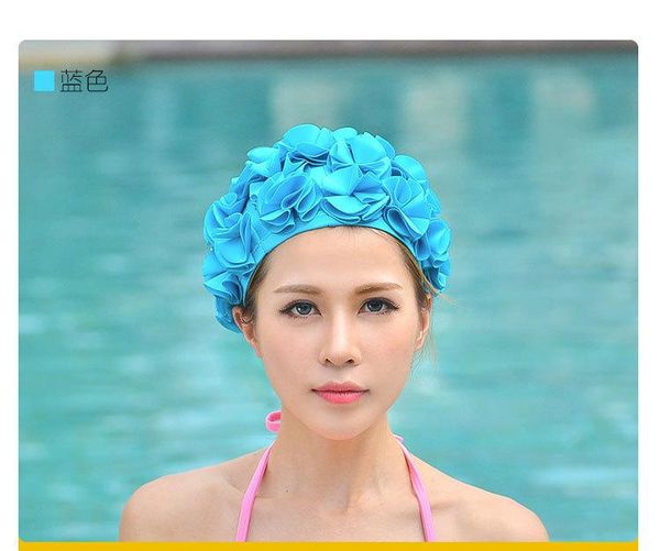 

swimming caps 2021 design 36 lily flowers women cap coloful sports swim pool beautiful hat size elastictry