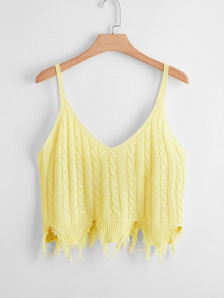 

plus solid distressed knit h5ee#, Black