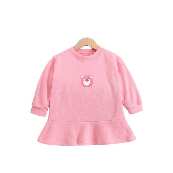 

girl's dresses baby girls spring winter long sleeve infantil born 1st birthday party clothes christening casual wear, Red;yellow