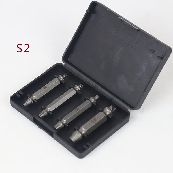 

professional hand tool sets 4pcs broken head screw extractor combination set teeth 2 bolt drill bit wire stripper manual