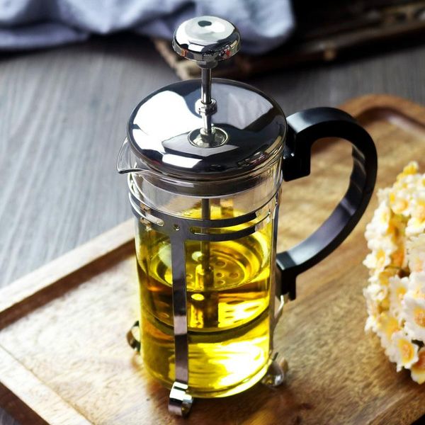 

coffee pots french press glass filter tea kettle household stainless steel multipurpose pot espresso cup extremely fine strainer