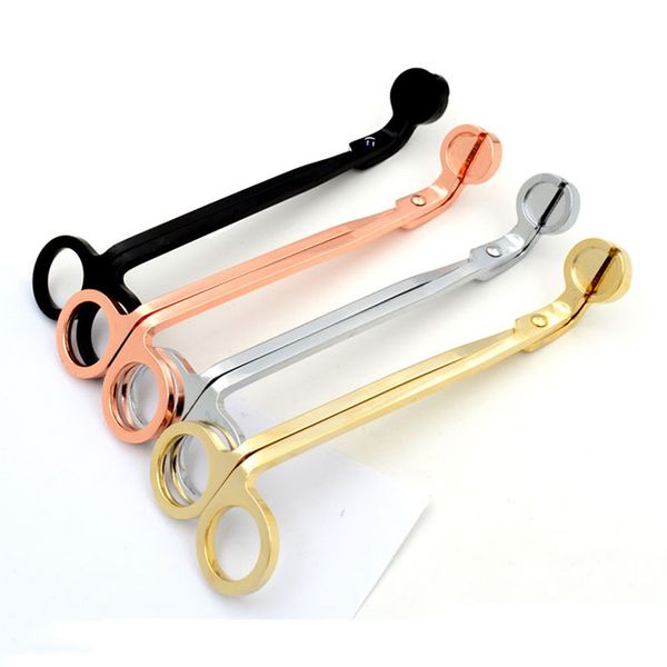 

stainless steel snuffers candle wick trimmer rose gold candle scissors cutter candle wick trimmer oil lamp trim scissor cutter bh2367 tqq