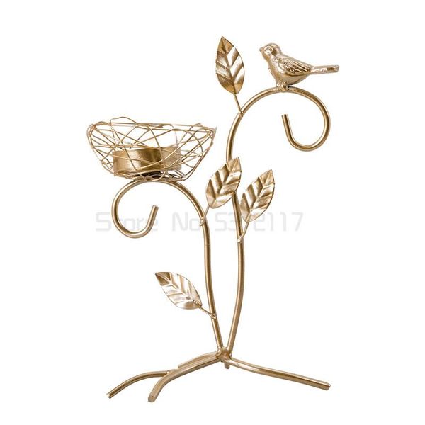 

candle holders nordic style bird candlestick light luxury iron props romantic american decorative candlelight dinner ornaments