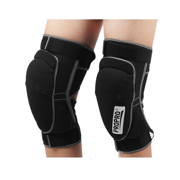 

elbow & knee pads sports skiing protector motocross pad riding ski snowboard tactical skate protective guard support, Black;gray