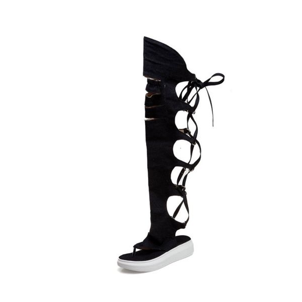 

women's exploding european and jumper sandals, big size f8ik, Black