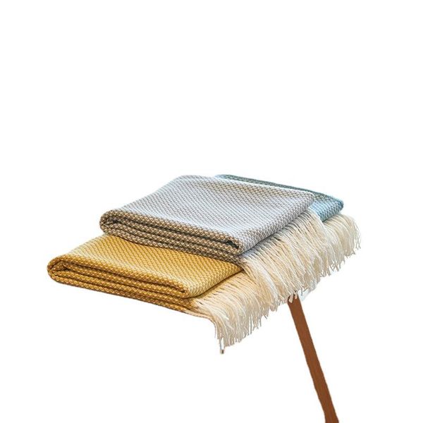 

blankets nordic shawl and blanket, simple sofa, airplane yoga soft outfit model room, blanket