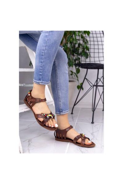 

sandals angelia tan beaded, Black