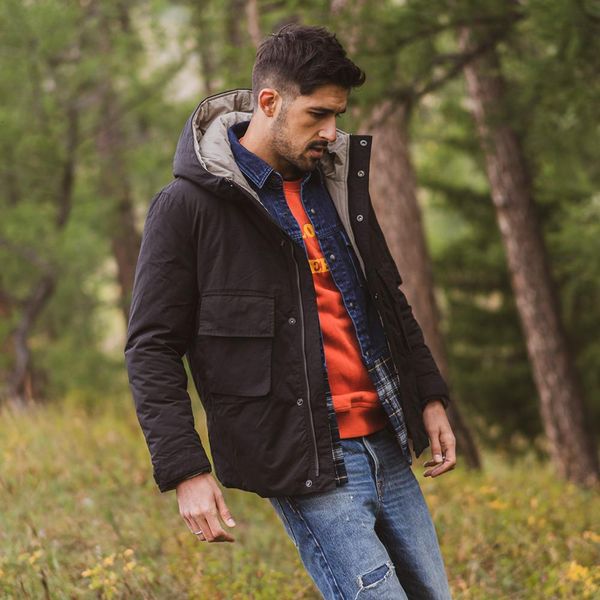 

2021 winter new 90% white down duck coats men hooded fashion pockets brand clothing si980623 56h3, Black;brown