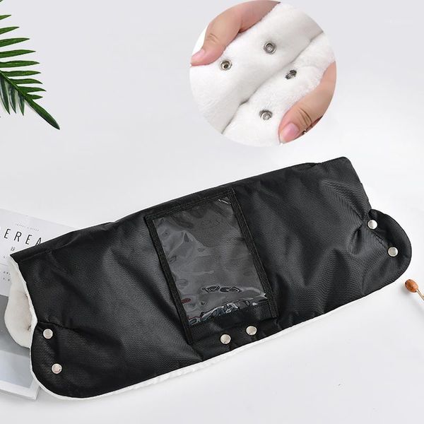 

winter baby stroller accessories babies gloves push windproof gloves waterproof outdoor warm pram hand muff armrest new updated1