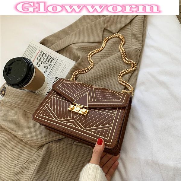 

cross body fashion stitching decorative shoulder messenger bag