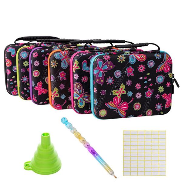 

diamond painting 5d diy butterfly storage box kits 30 grids with paint accessories tools for embroidery