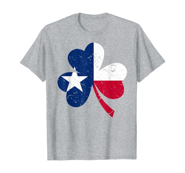 

texas irish shamrock st patricks day men woman t-shirt, White;black