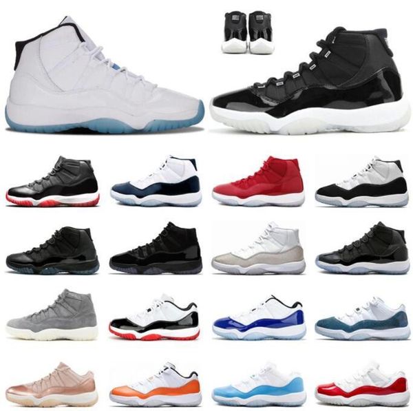 

anniversary jumpman basketball shoes 11s high low white bred 45 cool grey legend blue mens trainers sports sneakersyqk5