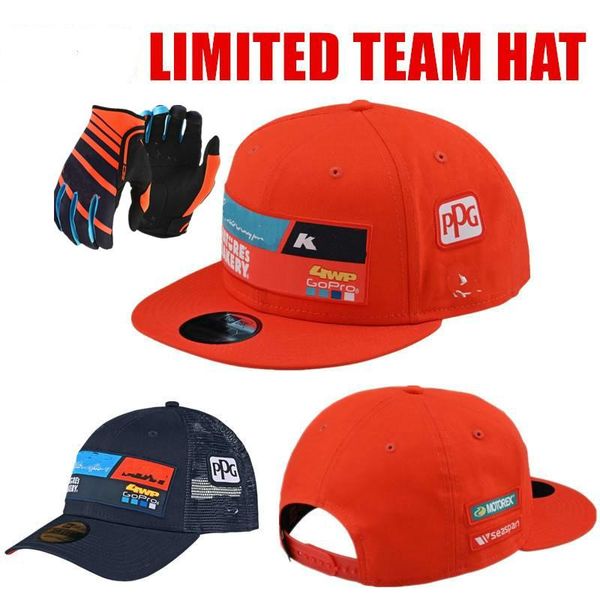 

cycling gloves 2021 limited team hats motocross motorcycle caps dirt bike, Black