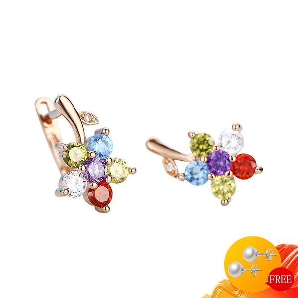 

dangle & chandelier fashion 925 silver jewelry earrings created z zircon gemstones rose gold drop earring accessories for women wedding