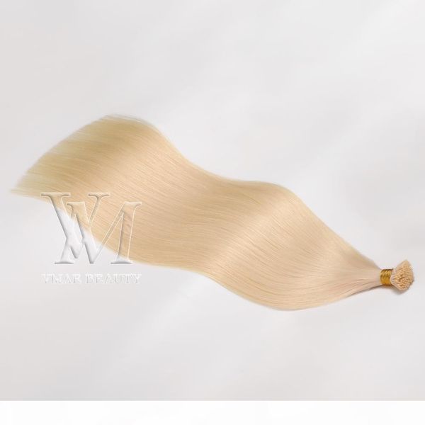 

european blonde brown natural black 0.5g strand 100g pre bonded straight keratin stick i tip human hair extensions
