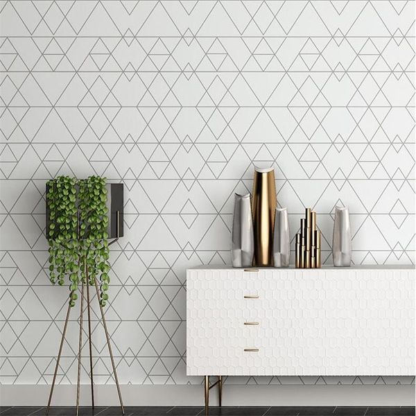 

wallpapers wellyu personality diamond geometry wallpaper living room bedroom minimalist modern nordic lattice tv background
