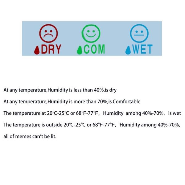 Timers 7xea ndoor Hygrometer Thermometer с максимальной/мин регистрационно -влажного измерителя измерителя подсветки Большой ЖК -дисплей