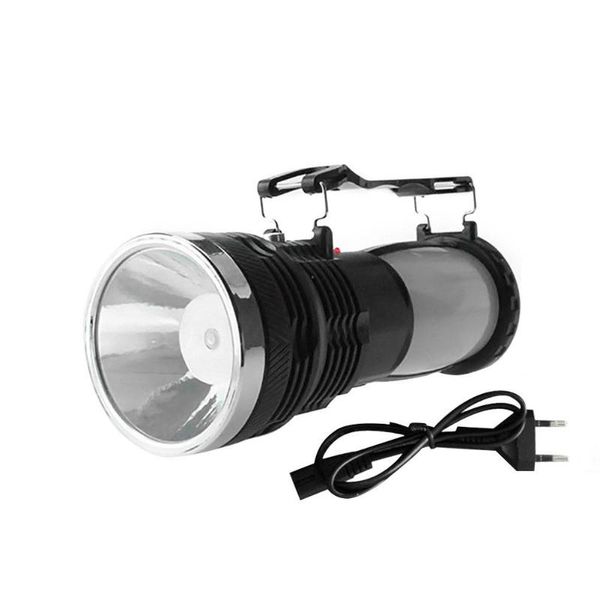 

portable solar-powered led camping tent folding light outdoor rechargeable torch for camping hiking eu plug