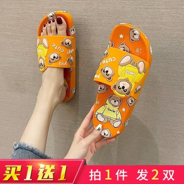 

slippers shoes women sandals red fashion women's antiskid summer sandalias mujer, Black