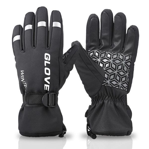 

ski gloves waterproof men and women with touchscreen function snowboard thermal for outdoor sports fitness cycling skating
